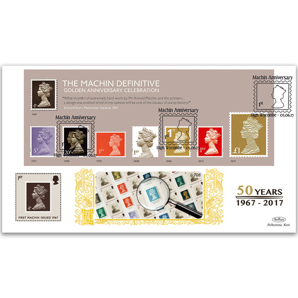 2017 Machin M/S - Golden Anniversary Celebration GOLD 500