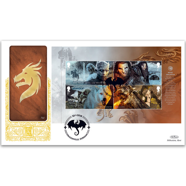 2018 Game of Thrones PSB GOLD 500 - (P3) M/S Pane