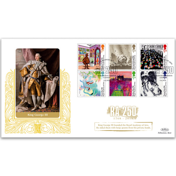 2018 Royal Academy of Arts 250th Stamps GOLD 500