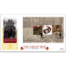 2018 WWI PSB Gold 500 Cover 2 - (P3) 3 x 1st £1.55 Pane