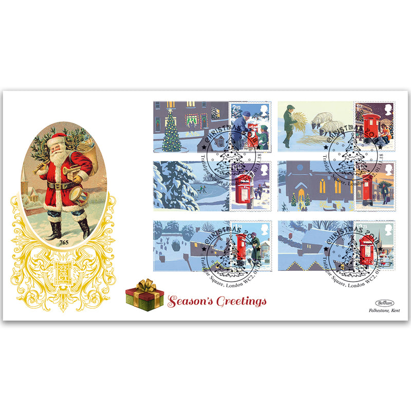 2018 Christmas Generic Sheet Gold 500
