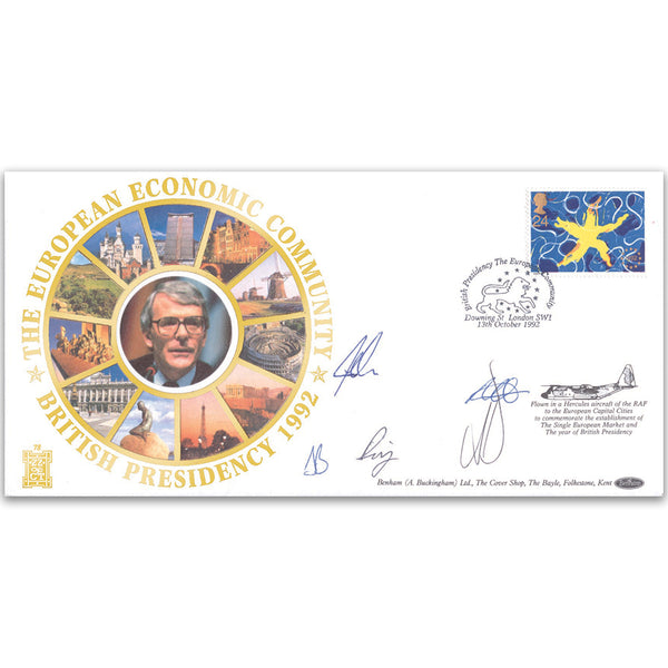 1992 Single European Market GOLD 500 - Flown - Signed by the Pilot and Crew