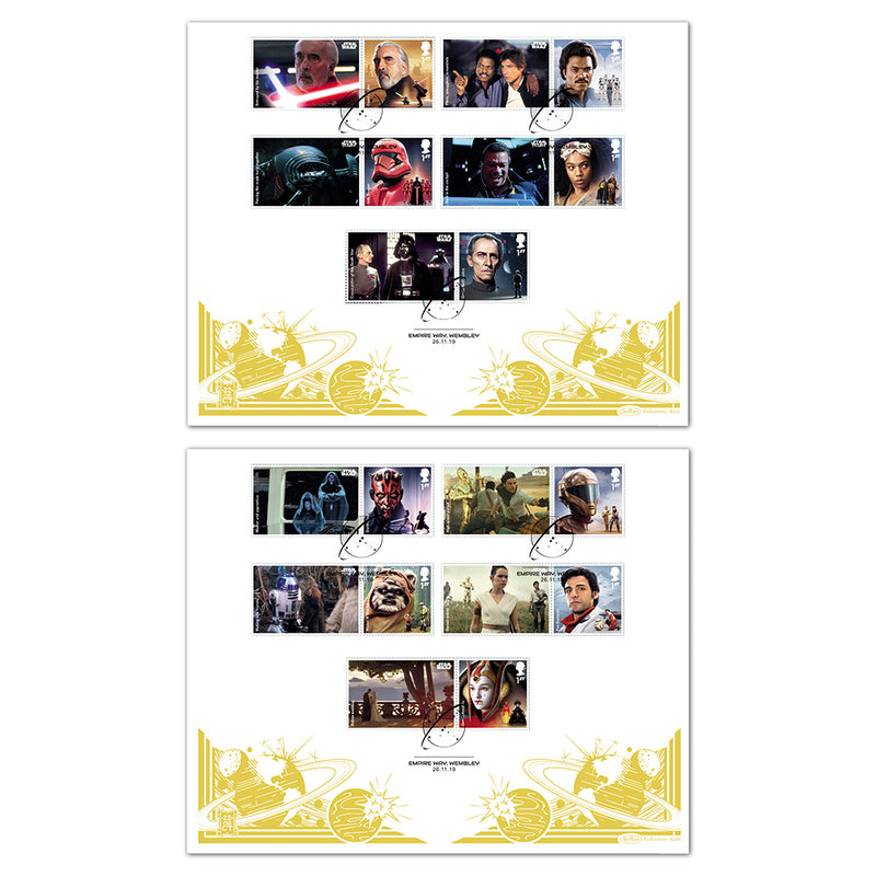 2019 Star Wars Generic Sheet Gold Pair
