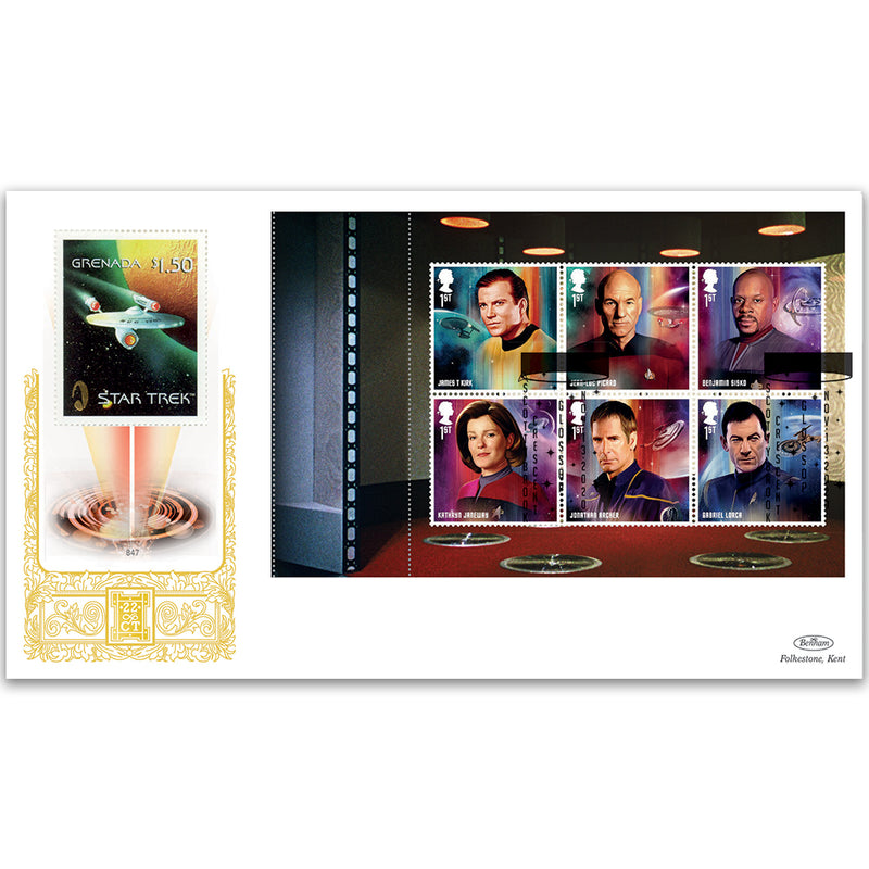 2020 Star Trek PSB GOLD 500 - (P1) 1st x 6 (Kirk) pane