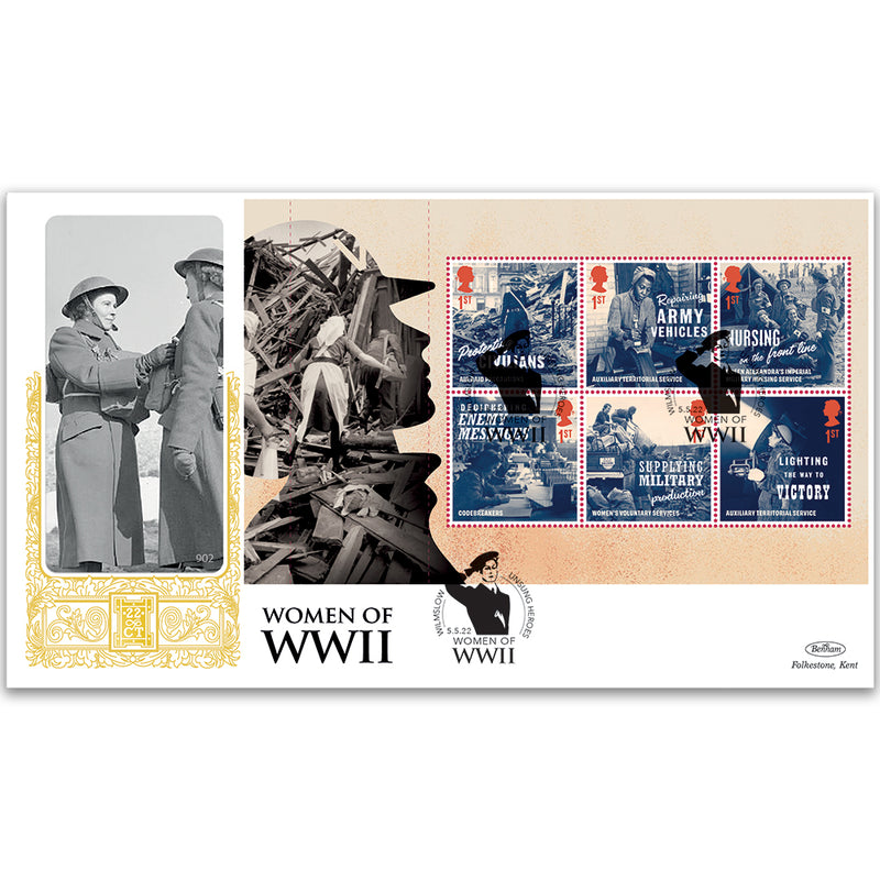 2022 Women of WWII PSB GOLD 500 - (P4) 6 x 1st Pane