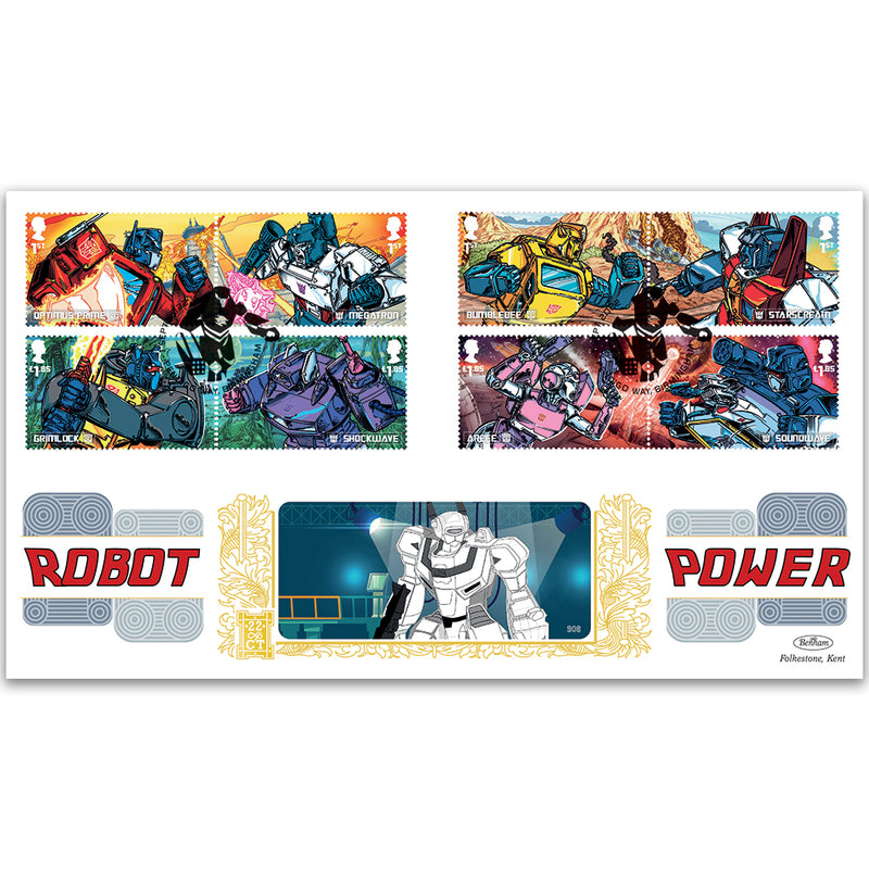 2022 Transformers Stamps GOLD 500