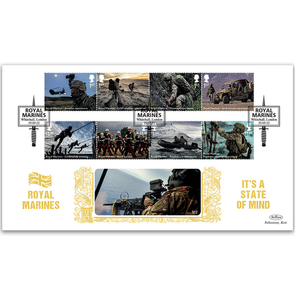 2022 Royal Marines Stamps GOLD 500
