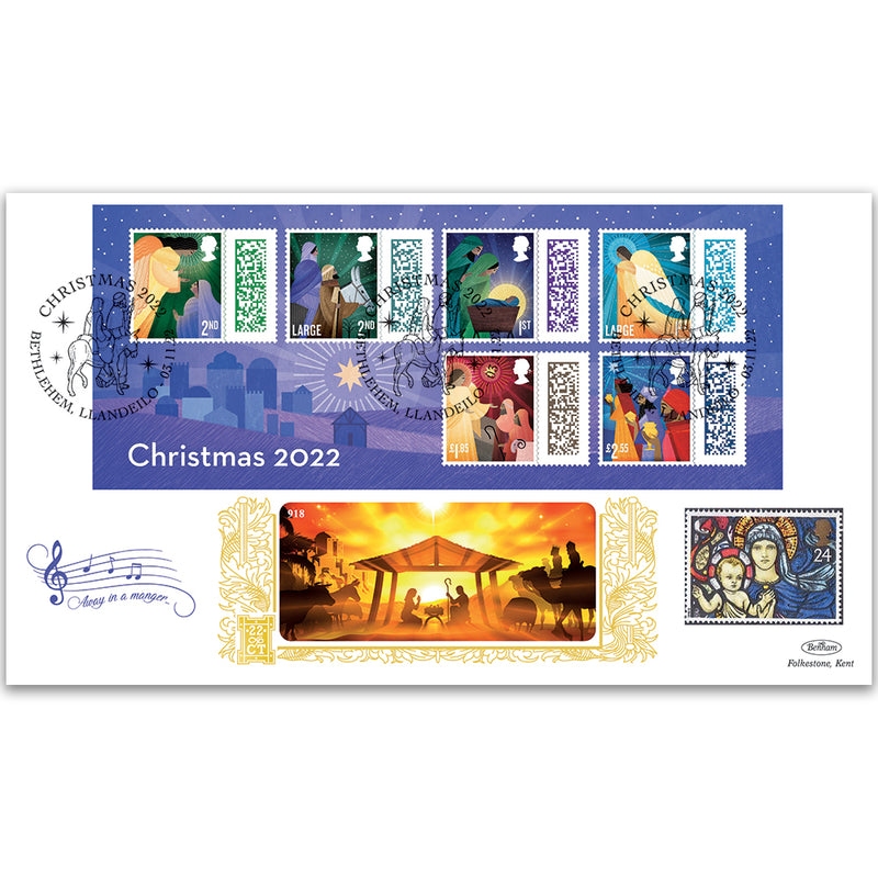 2022 Christmas Miniature Sheet GOLD 500