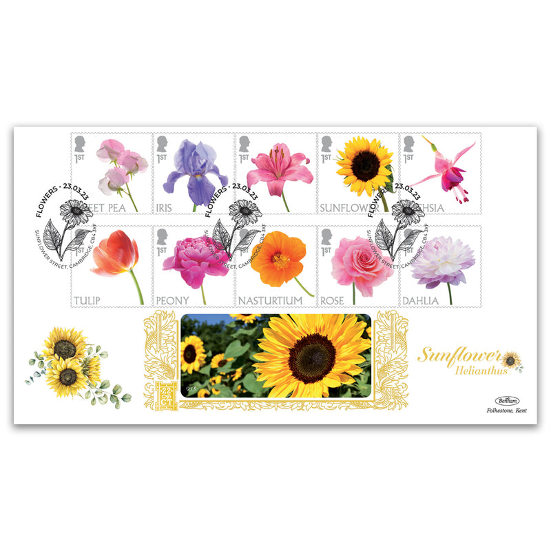 2023 Flowers Stamps GOLD 500