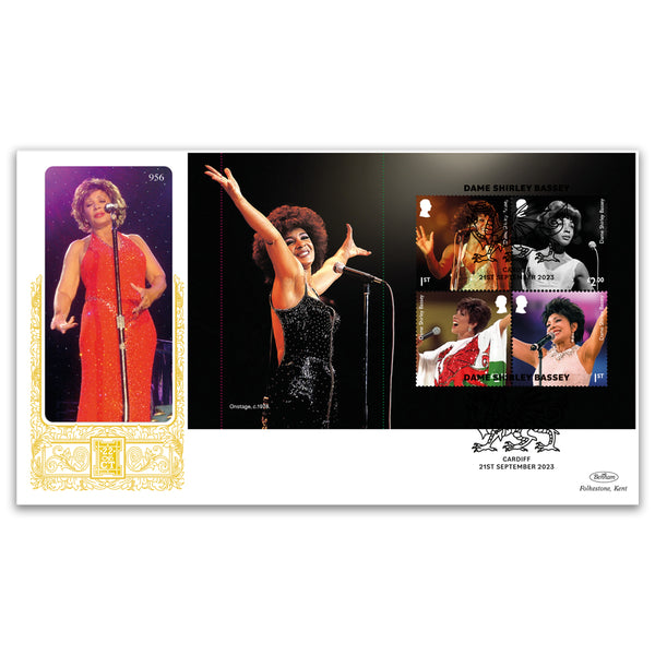 2023 Dame Shirley Bassey PSB GOLD 500 - (P2) 2x1st, 2x£2.00 (Colour Image)