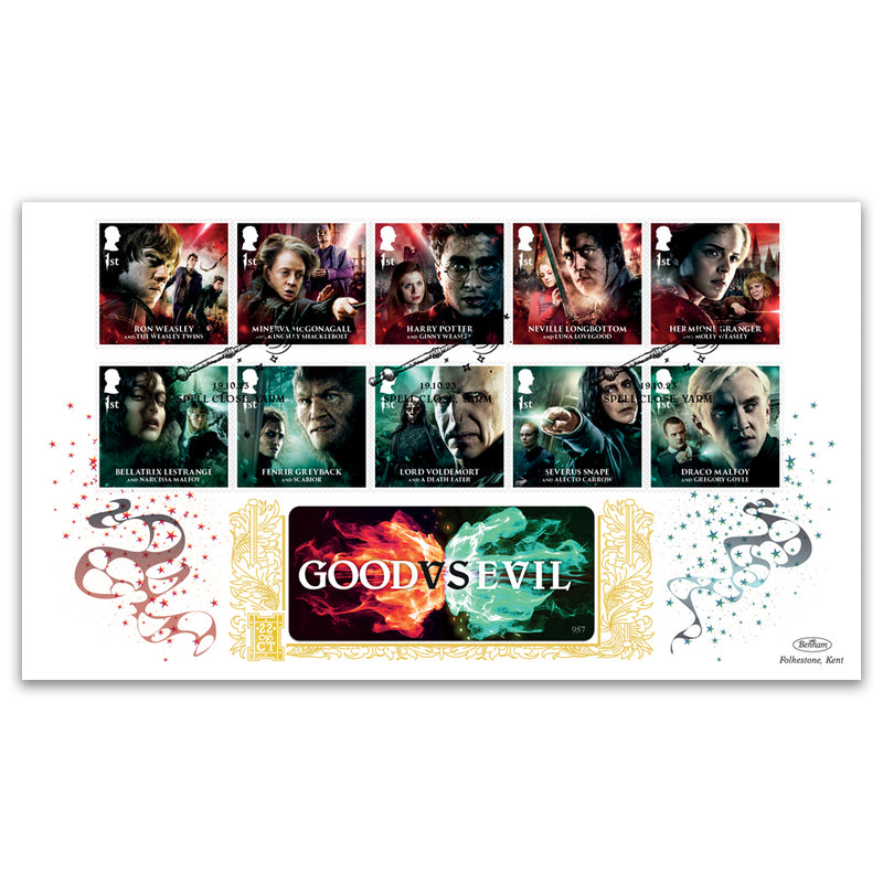 GB 5088-5092 Harry Potter Evil set (5 stamps) MNH 2023