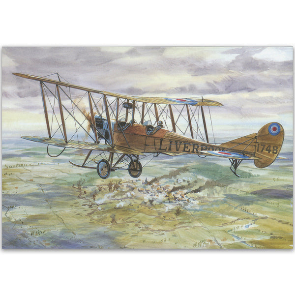 Royal Aircraft Factory B.E 2c - Aircraft of WWI Postcard
