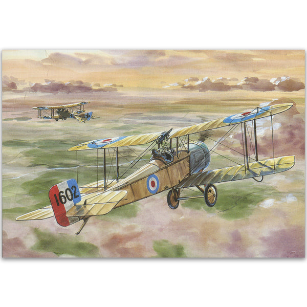 Bristol Scout - Aircraft of WWI postcard