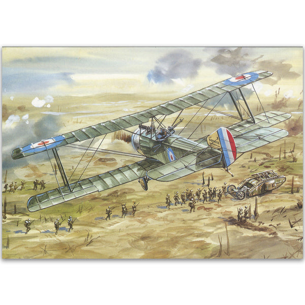 Sopwith 1 1/2 Strutter - Aircraft of WW1 Postcard