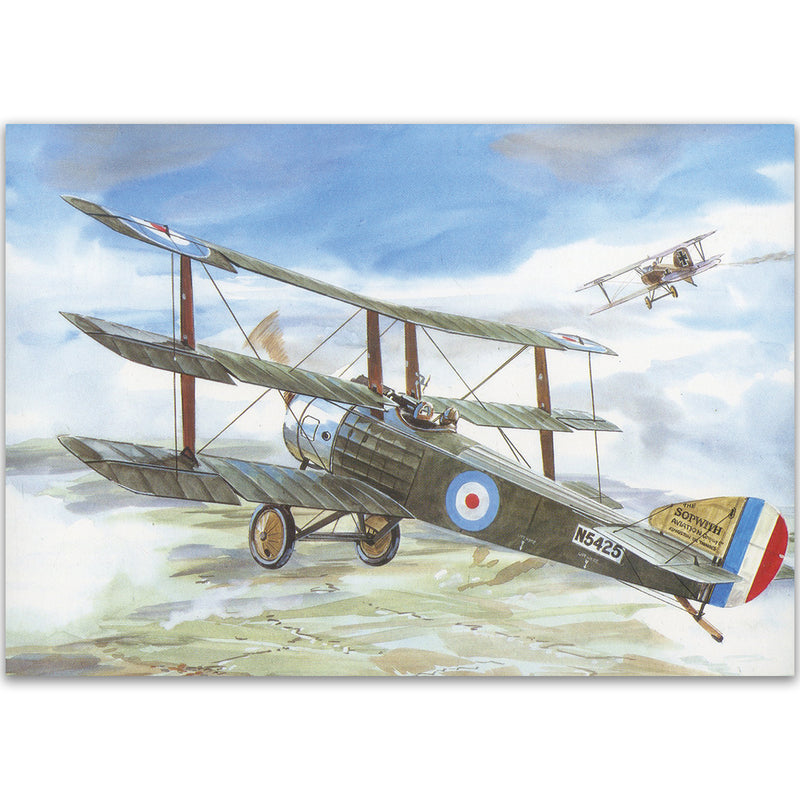 Sopwith Triplane - Aircraft of WW1 Postcard