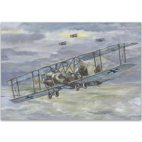 A.E.G. G-lV - Aircraft of WWI Postcard