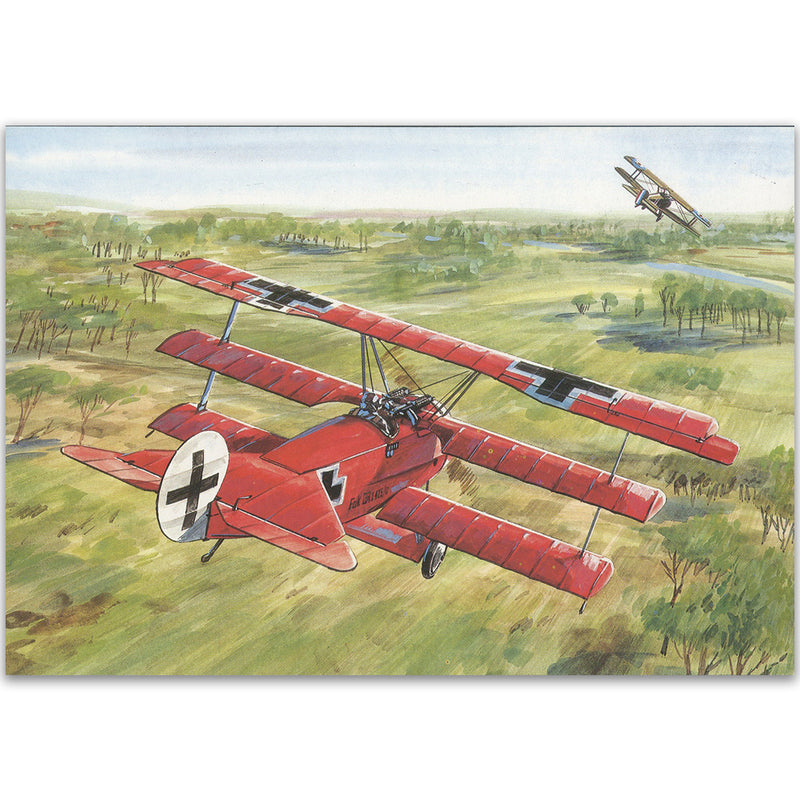 Fokker D.R 1 - Aircraft of WW1 Postcard