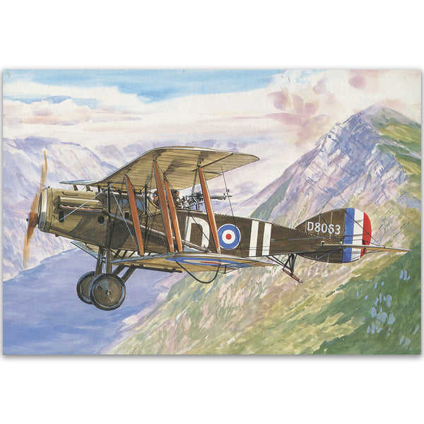 Bristol F2B - Aircraft of WW1 Postcard