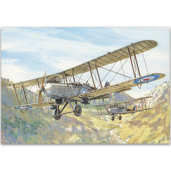 D.H 9 - Aircraft of WWI Postcard