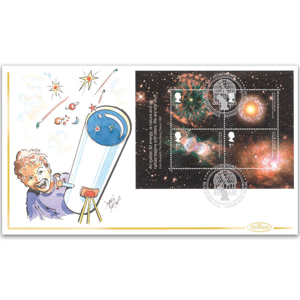 2002 Astronomy M/S Handpainted Cover - Donald Bird
