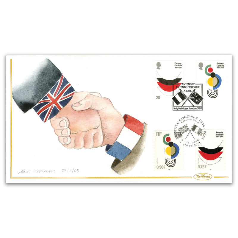 2004 Entente Cordiale Handpainted Cover - Mark Wilkinson