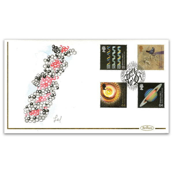 1999 Scientists' Tale, Decoding DNA Handpainted Cover - Jef Thornton