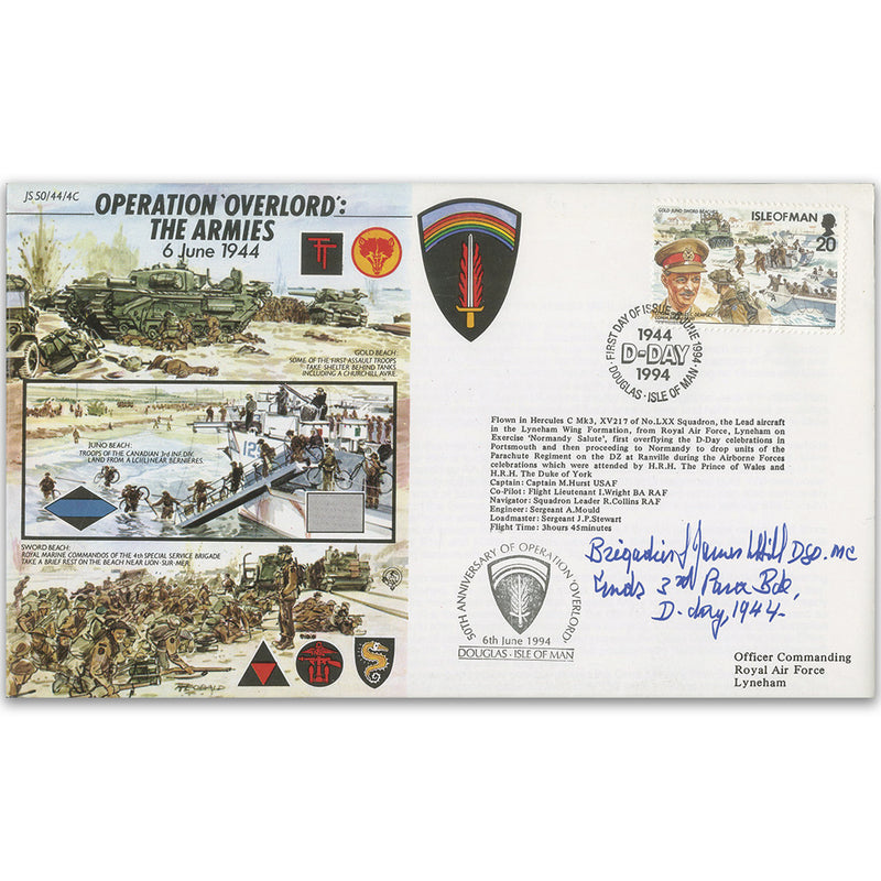 1994 Operation Overlord: The Armies - Signed by Brigadier James Hill