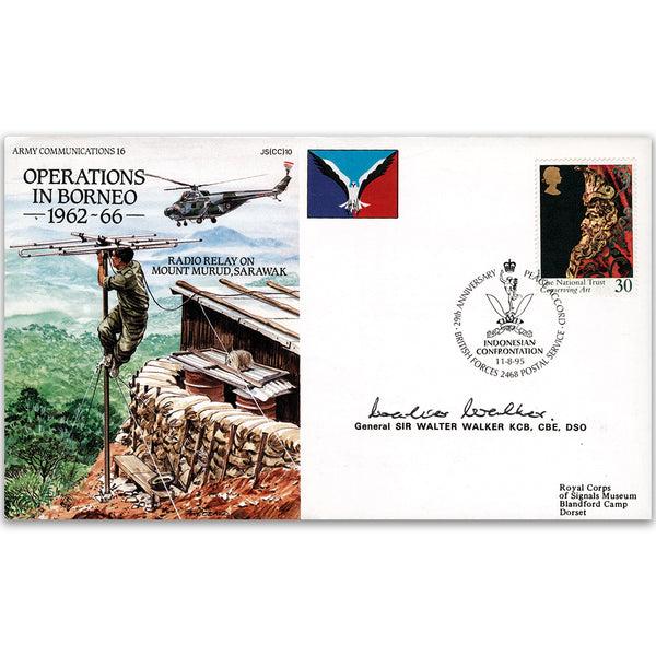 1995 Operations in Borneo - Signed Gen. Sir Walker