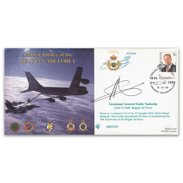 1996 Belgian Air Force Golden Jubilee - Signed Lt. Gen. Vanhecke