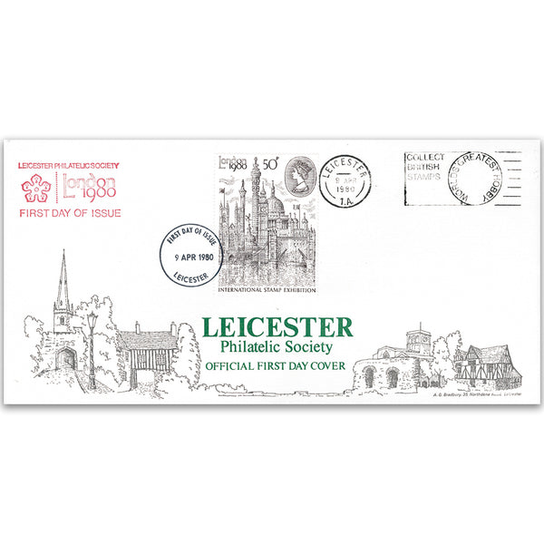 1980 London Exhibition 50p LFDC - Leicester Philatelic Society