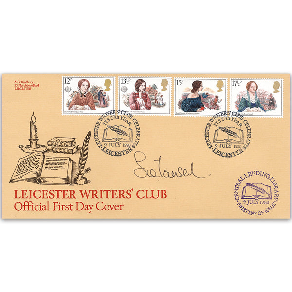 1980 Leicester Writers Club Official - Leicester h/s - Signed S. Townsend