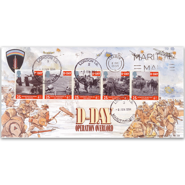 1994 D-Day 50th - London Maritime Mail CDS