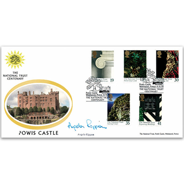 1995 National Trust 100th, Powis Castle - Signed Angela Rippon