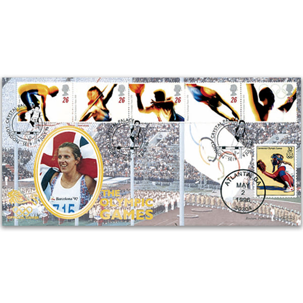 1996 Olympics - Doubled USA - Sally Gunnel
