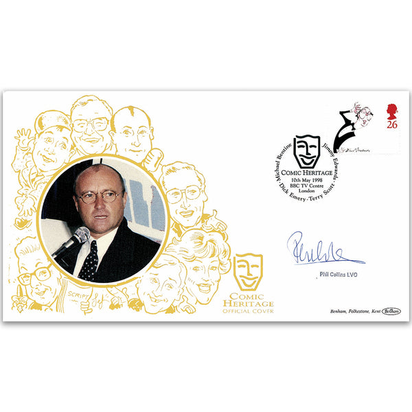 1998 Comic Heritage - Signed Phil Collins