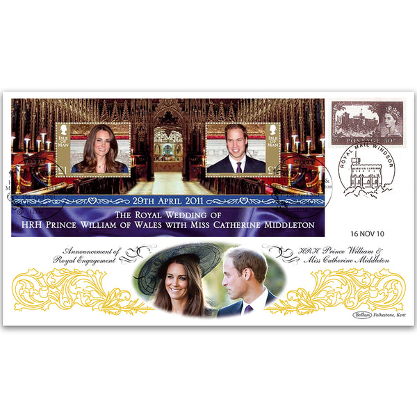 2010 Royal Engagement Announcement dbld 2011 IOM Wedding M/S