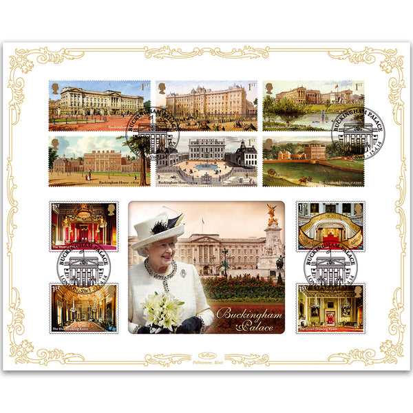 2014 Buckingham Palace Stamp and M/S Stamps Cover