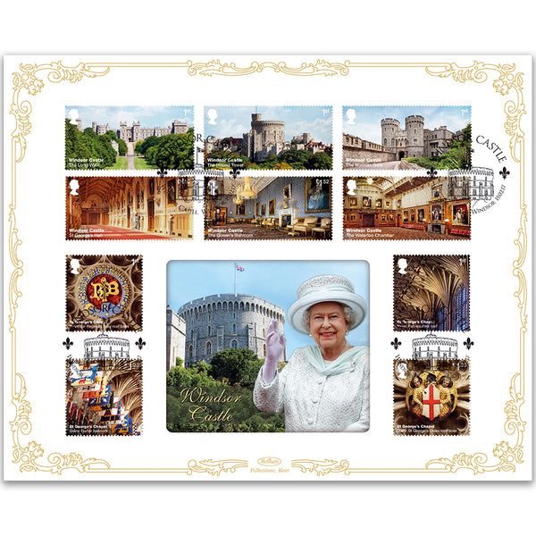 2017 Windsor Castle Stamps and M/S Cover