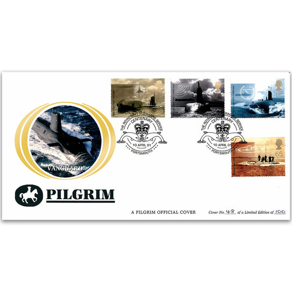 2001 Submarines Pilgrim Cover - Portsmouth