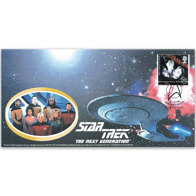 1996 Cinema Centenary Pilgrim Cover - Star Trek: The Next Generation - Starcross, Exeter