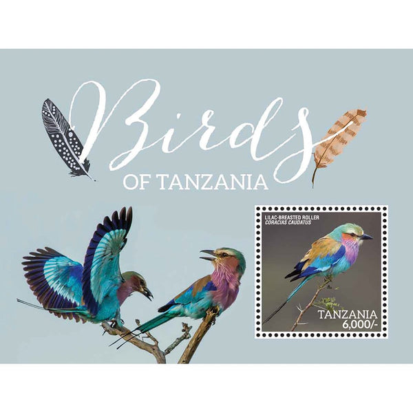 Birds of Tanzania 2015 - Miniature Sheet - Tanzania