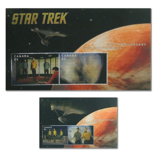 Star Trek Lenticular 2016 - Miniature Sheet - Canada