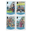 Tristan Bicentenary of the British Garrison 1816 - 2016 4v 14/8/16