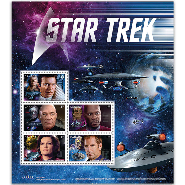 Star Trek 2017 - Miniature Sheet - Canada