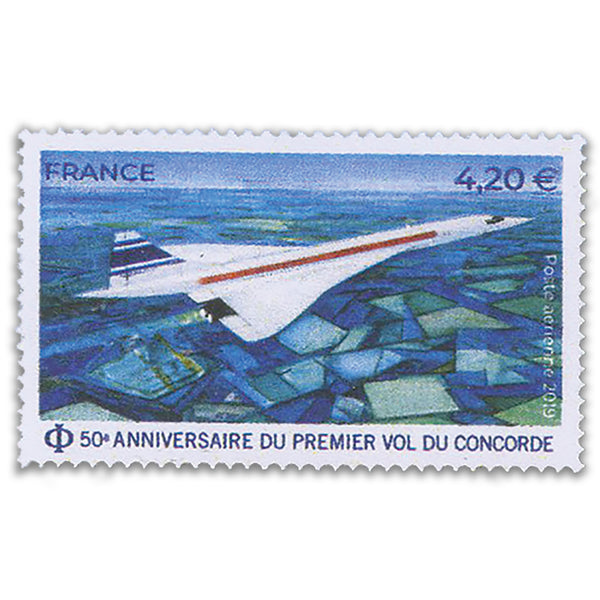 France 2019 50th 1st flight of Concorde 1v