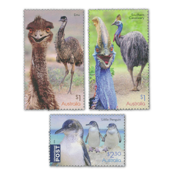 2019 Australia Flightless Birds 3v