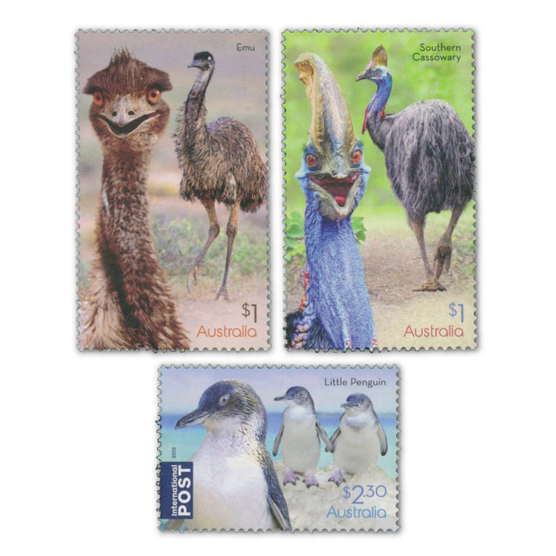 2019 Australia Flightless Birds 3v