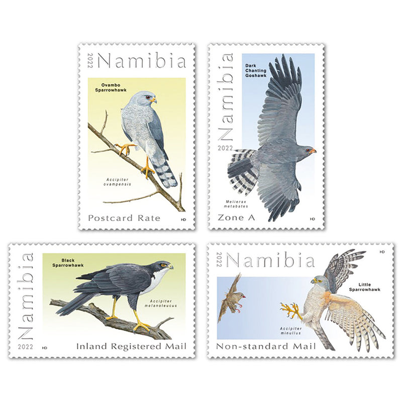 2022 Hawks of Namibia 4v set