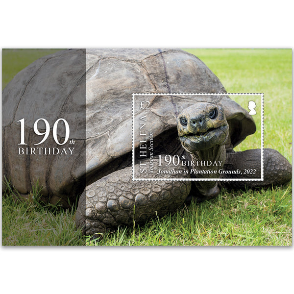 2022 St Helena 190th Birthday Jonathan the Tortoise 1v m/s