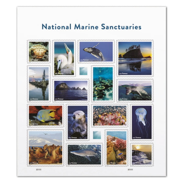 2022 USA National Marine Sanctuaries 16v shtlt